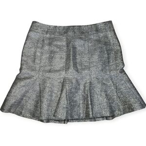 🧡Banana Republic Silver Sparkly Skirt☆